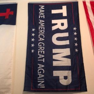 34 inches x 58 inches Trump Flag Maga
